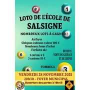 Loto de l'école de Salsigne