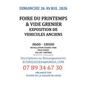 Fête du printemps vide grenier, foire artisanal 