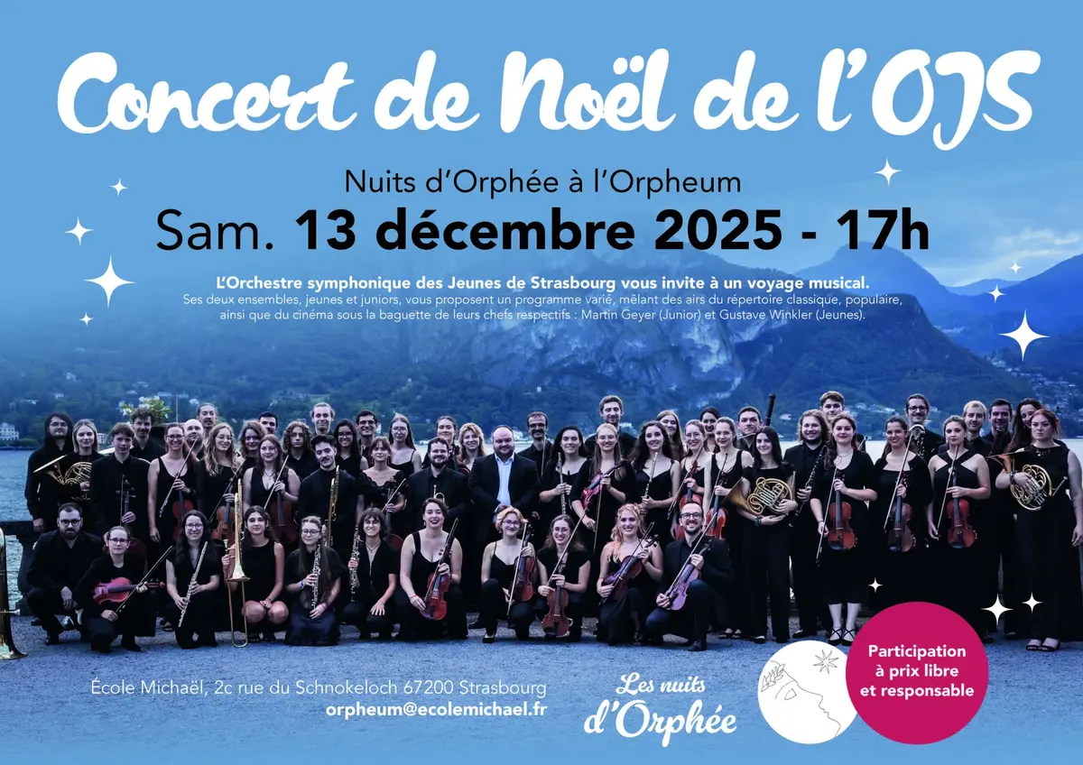 Concert de Noël de l'Orchestre des Jeunes de Strasbourg