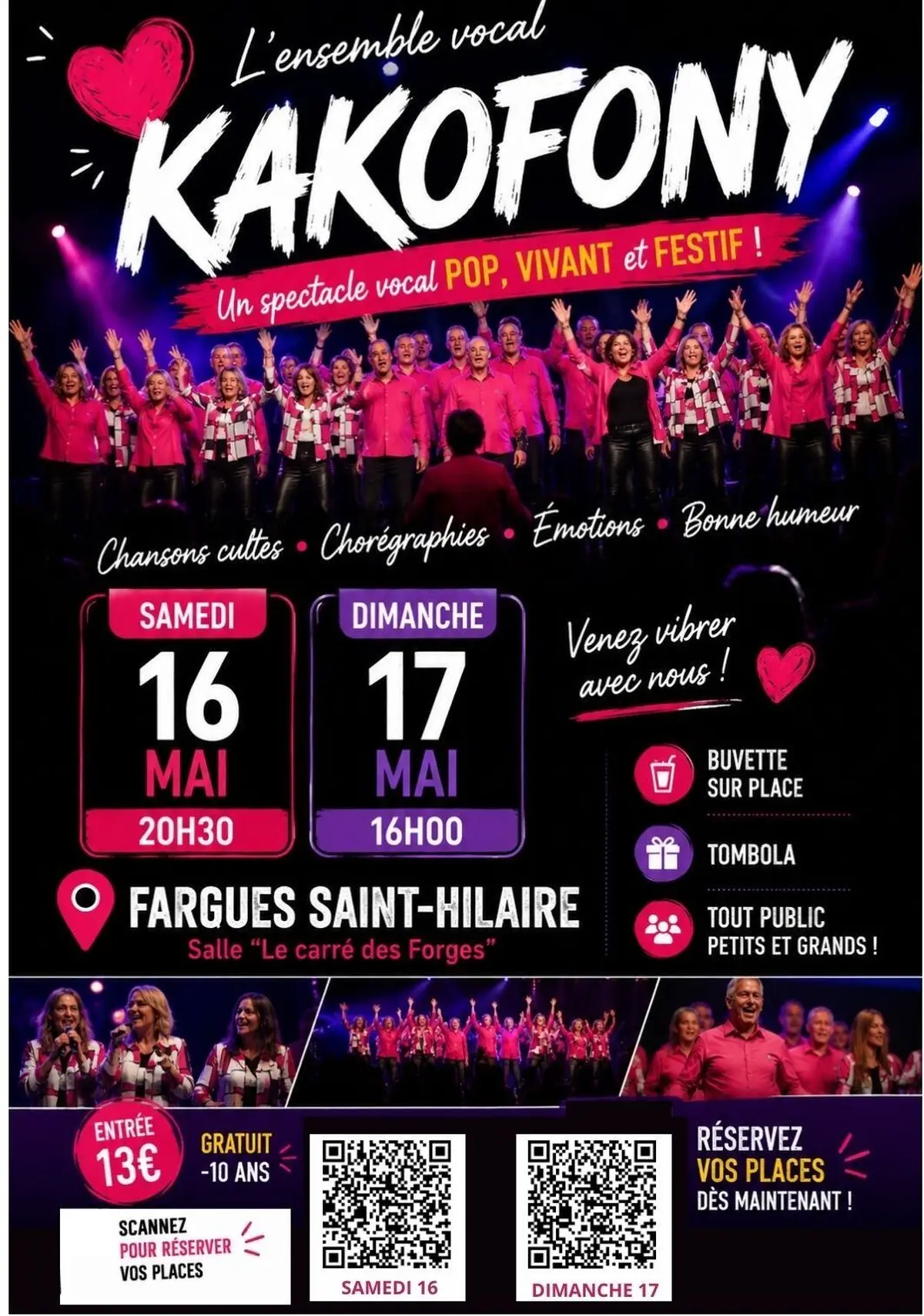 Concert de l'ensemble vocal KAKOFONY