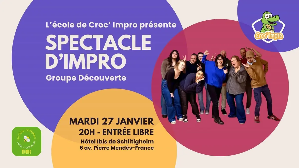 Spectacle d’impro - groupe découverte 