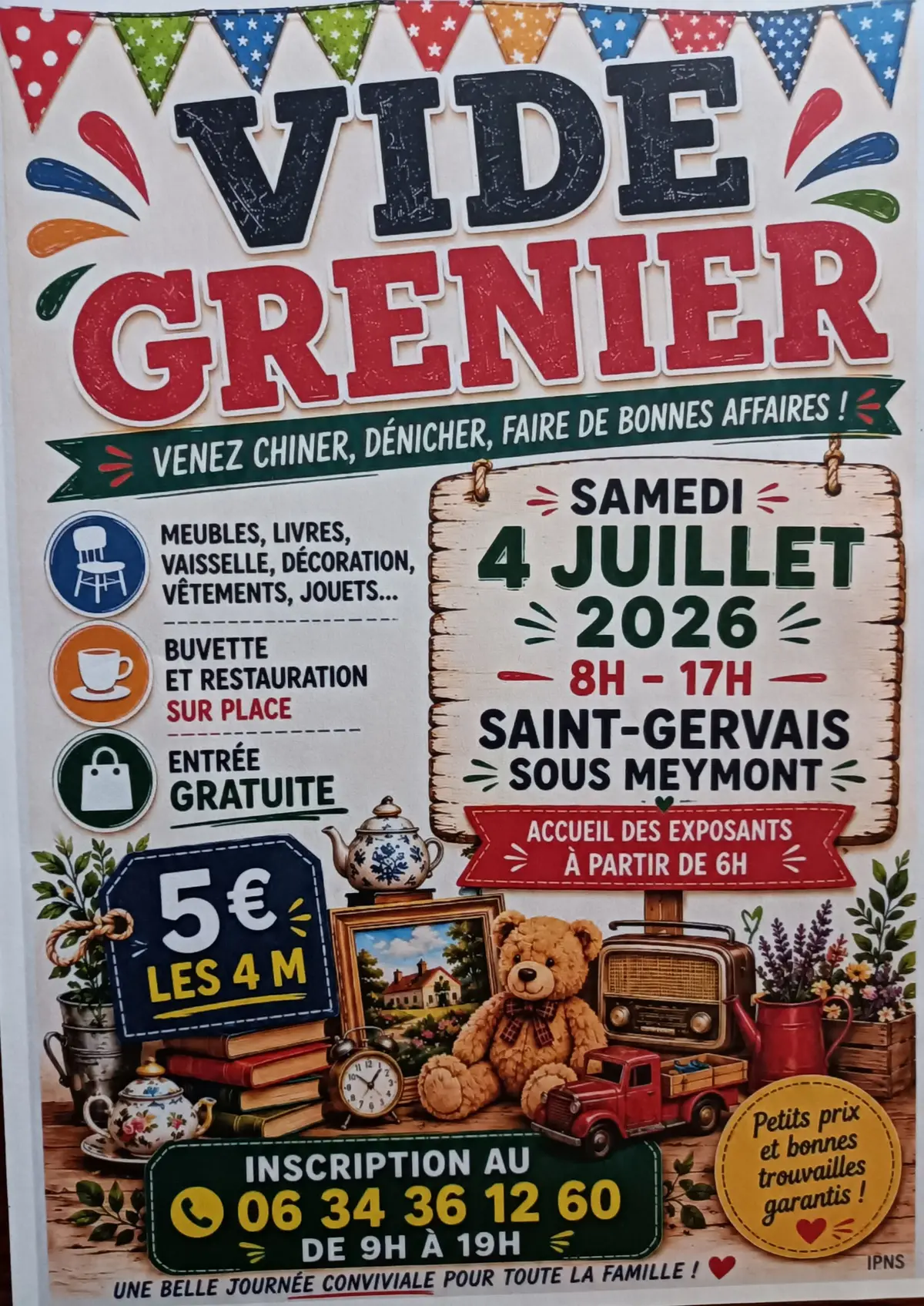 Vide grenier de la fête patronale