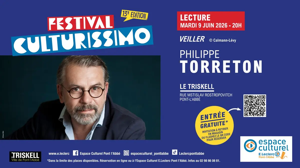 Festival Culturissimo - Lecture de Philippe Torreton