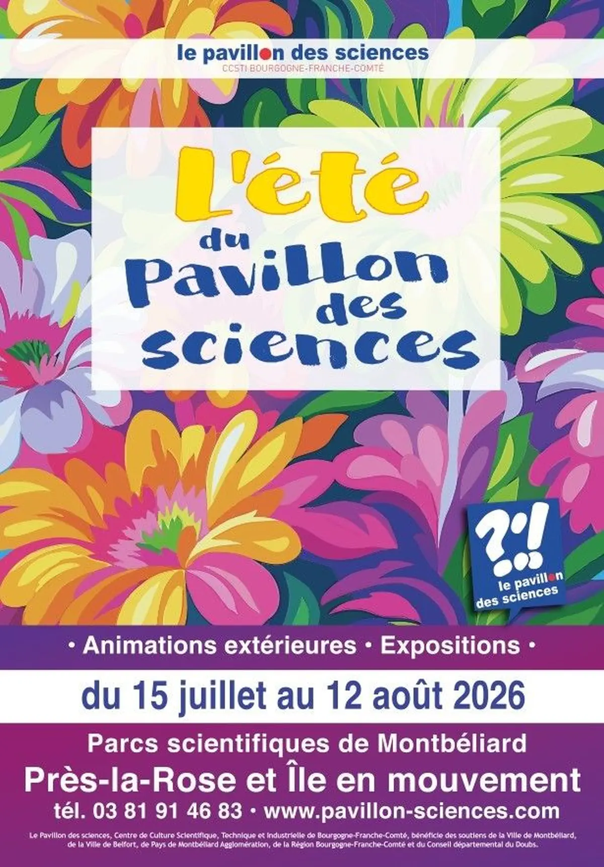 L'été au Pavillon des sciences