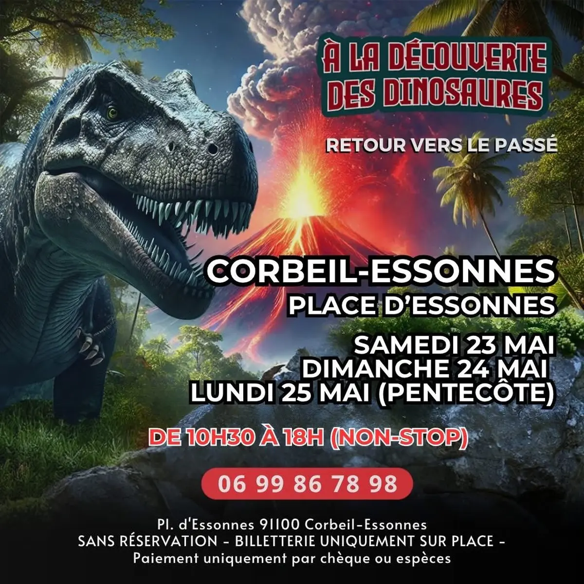 exposition de dinosaures a Corbeil-Essonnes