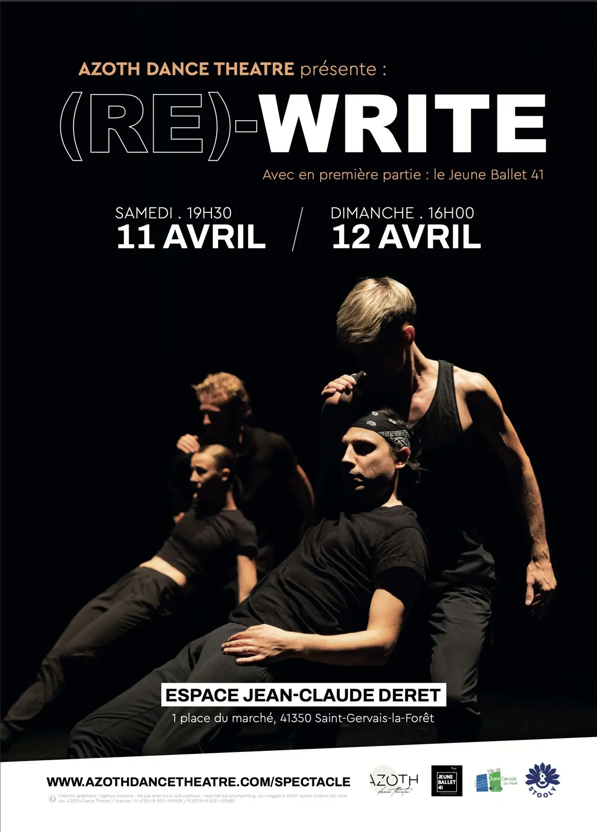 Spectacle (Re)-Write, compagnie AZOTH Dance Theatre