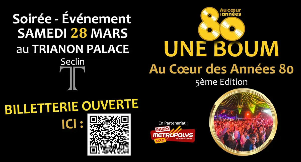 5ème Edition Une Boum Au Coeur des Années 80