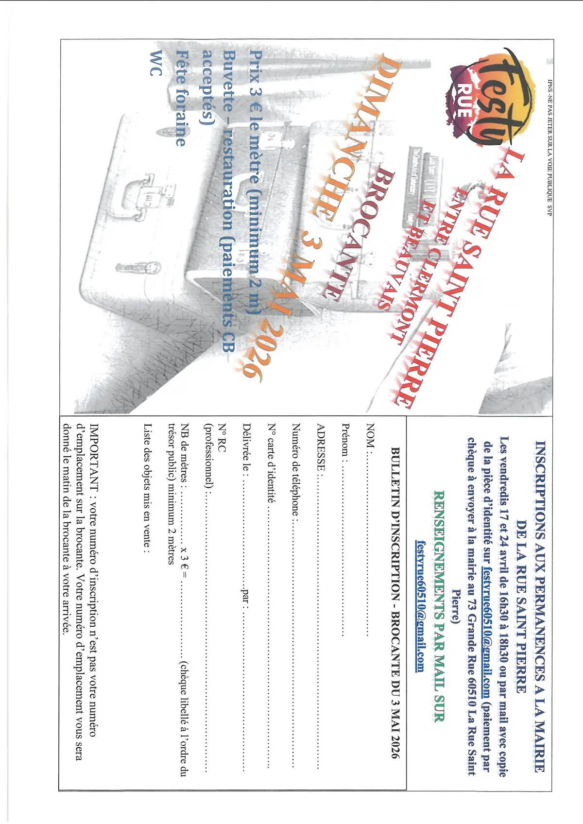 Brocante - Fête du village