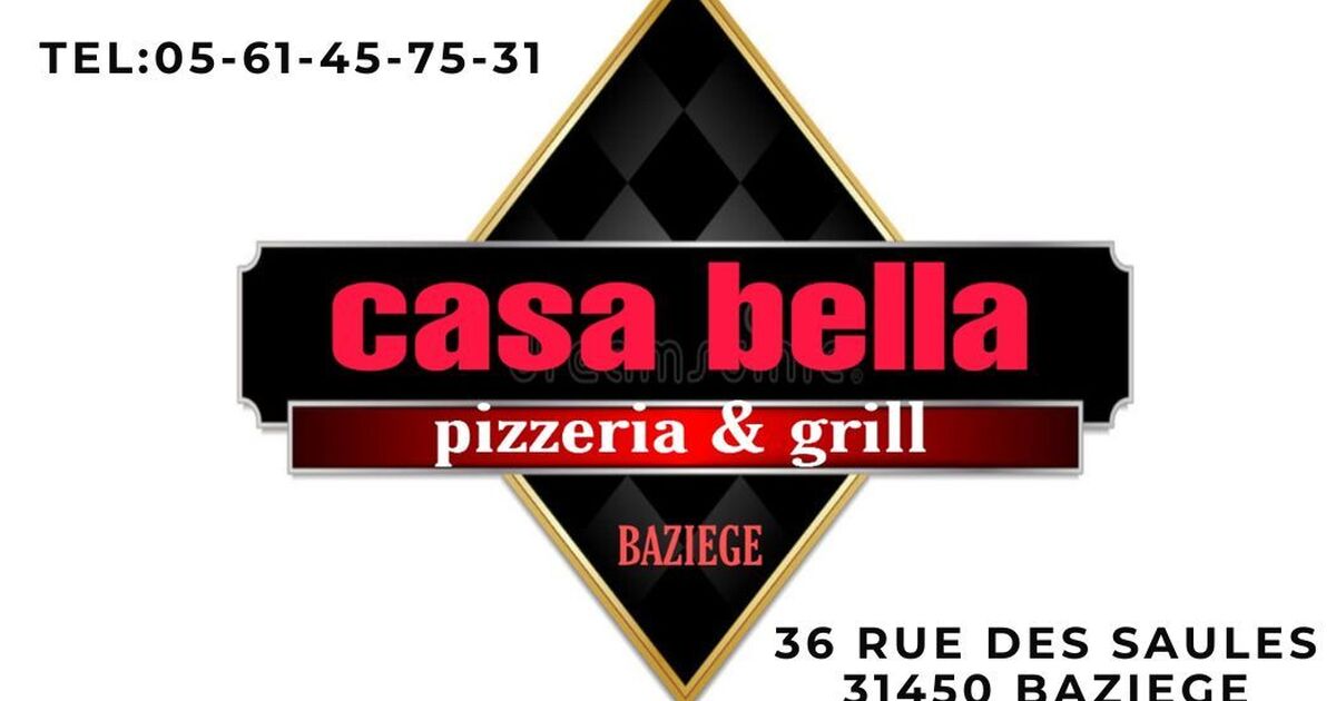 Pizzeria casa bella Bazi??ge Grill et viandes