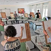 Cours de dessin et de peinture à la MJC de Sarralbe