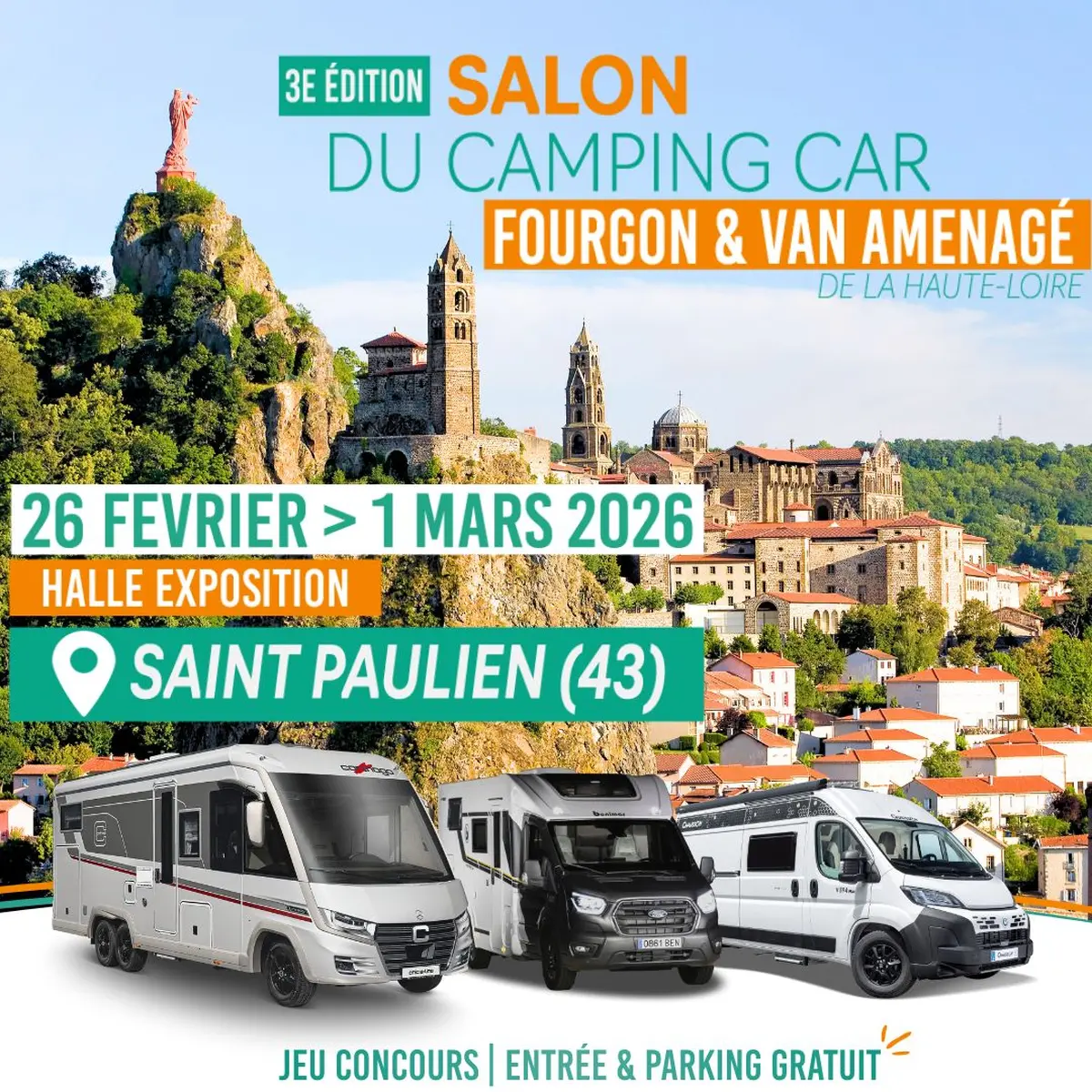 Salon du Camping-Car, Fourgon et Van en Auvergne-Rhône-Alpes 