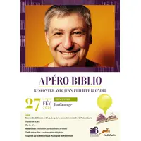 Apéro biblio avec Jean-Philippe Blondel &copy; Ville de Riedisheim