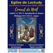 Concert de Noël, Bombarde et orgue avec André Le Meut et Philippe Bataille