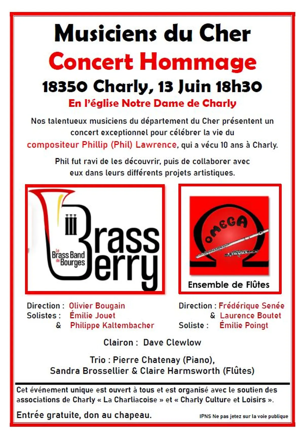 Concert 18350 Charly, 13 Juin 18h30