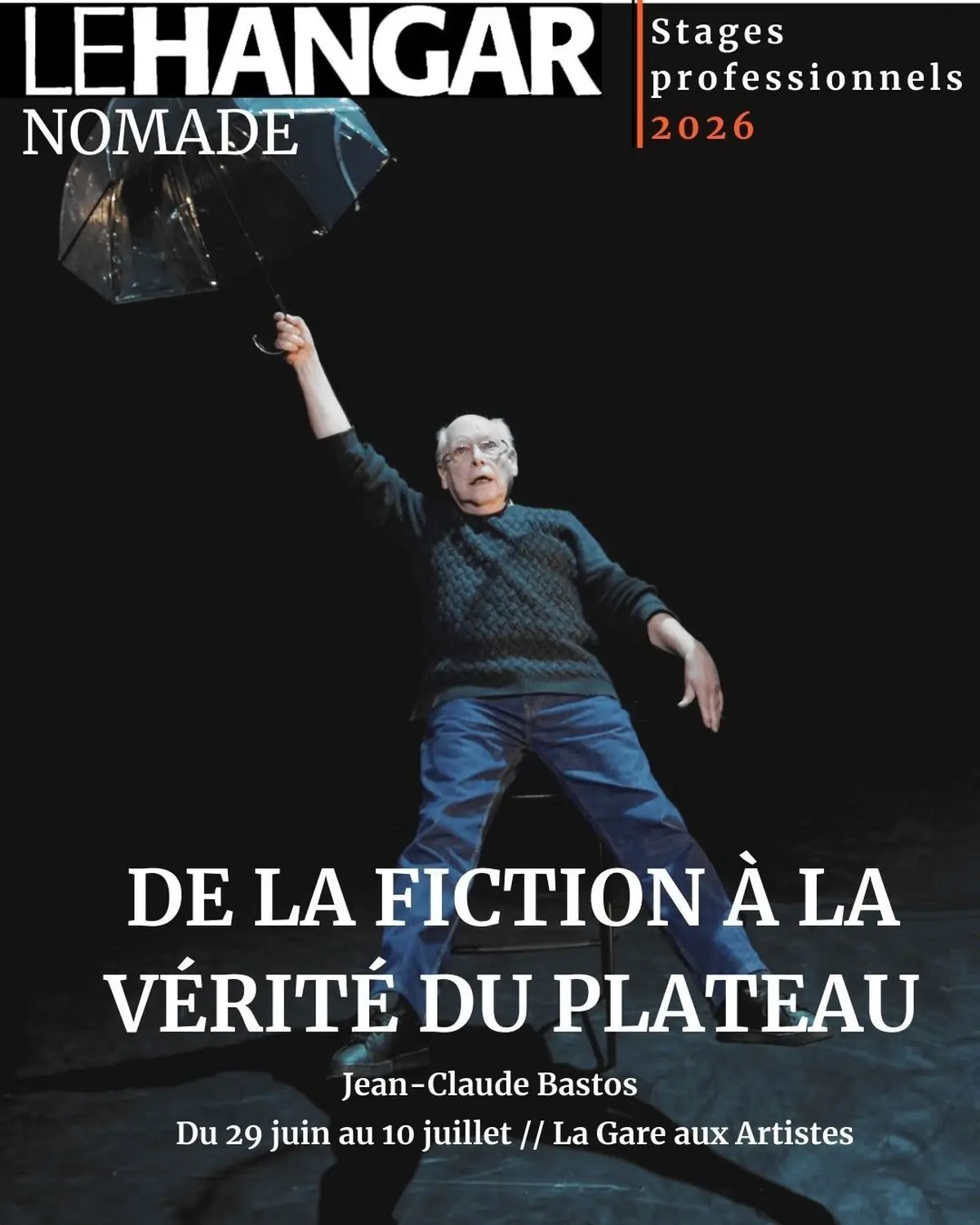 De la fiction à la vérité du plateau - Jean-Claude Bastos // Stage de théâtre 