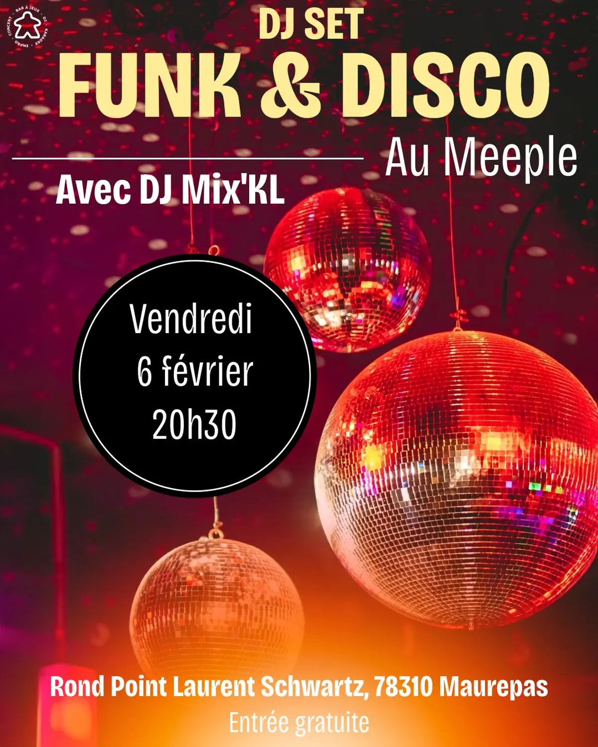 DJ Set Funk & Disco au Meeple