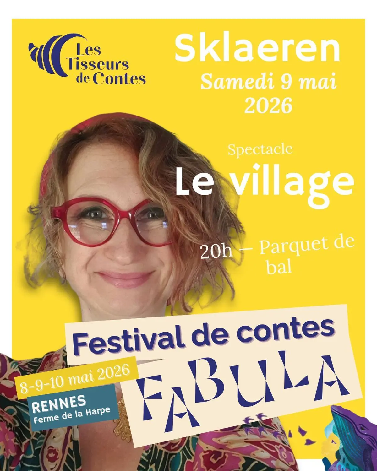 Spectacle improvisation & conte Le village – Sklaeren | Festival Fabula