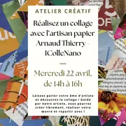 Atelier créatif : réalisez un collage avec Arnaud Thierry, alias I Colle Nano