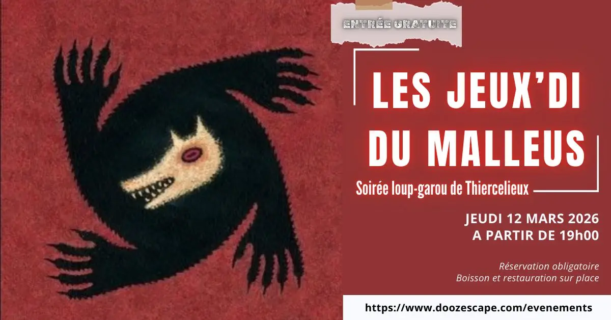 Les Jeux'Di du Malleus - Soirée Loup Garou