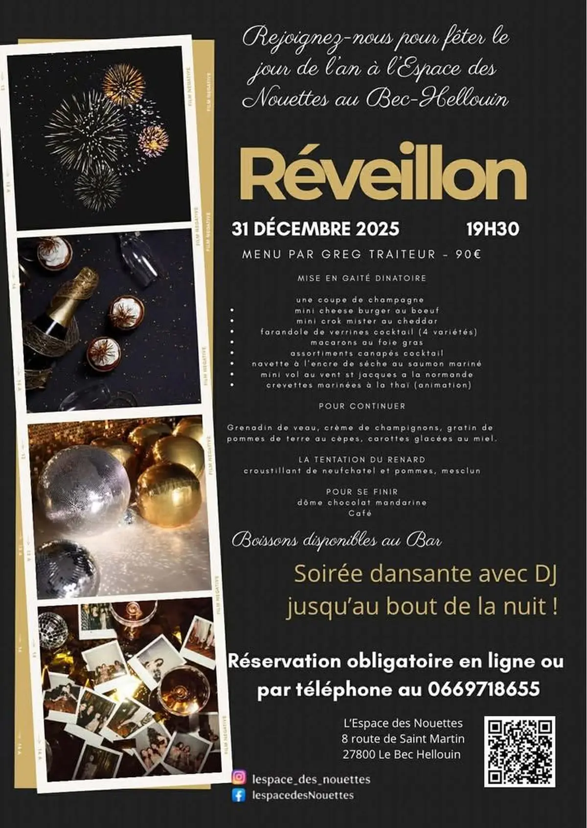 soirée du reveillon 2025