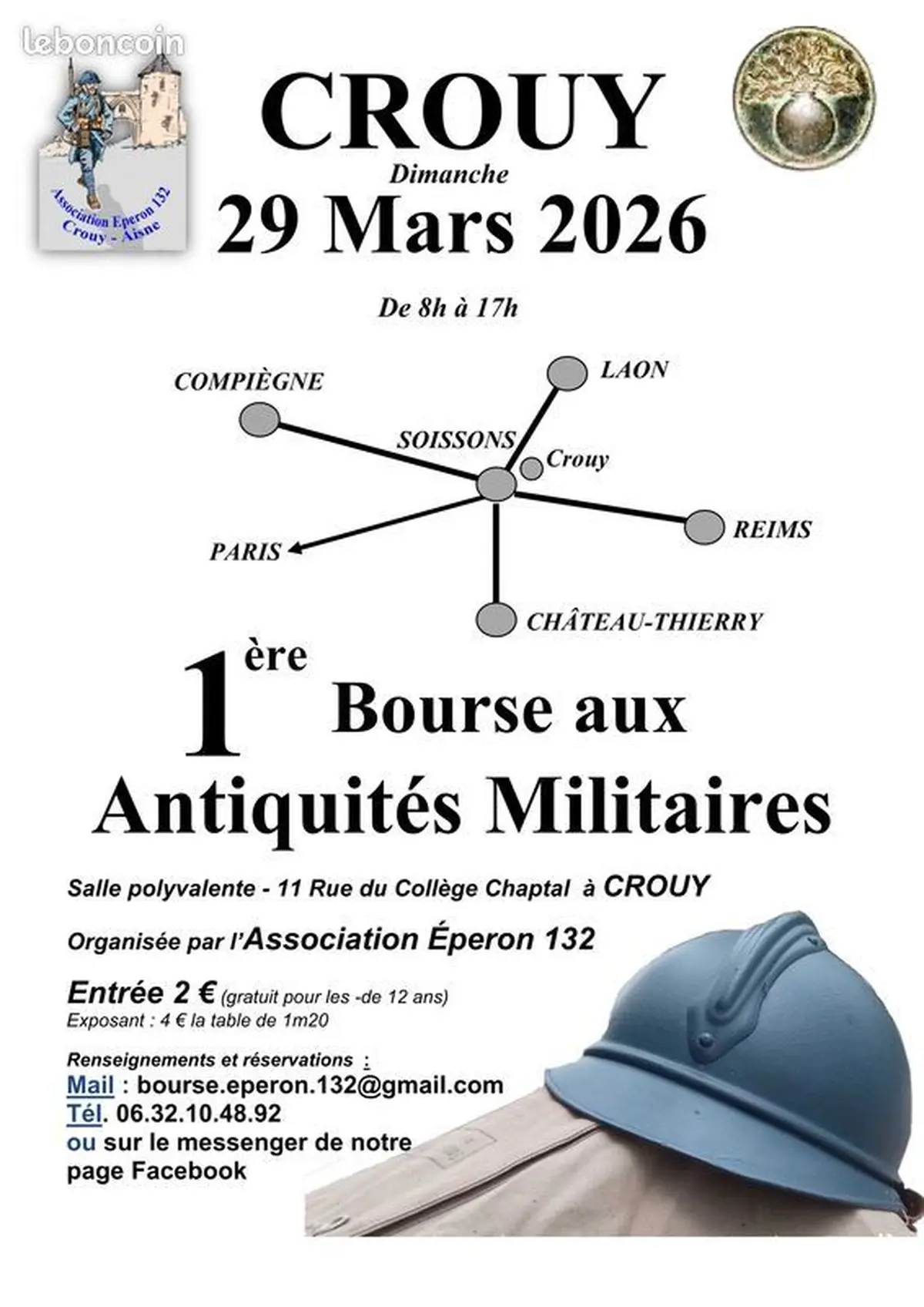 Bourse aux antiquités militaires de CROUY
