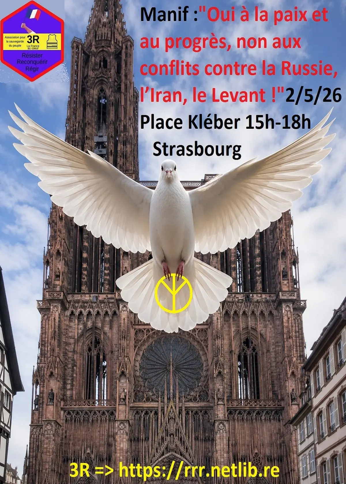 Oui à la paix et au progrès, non aux conflits contre la Russie, l’Iran, Gaza !