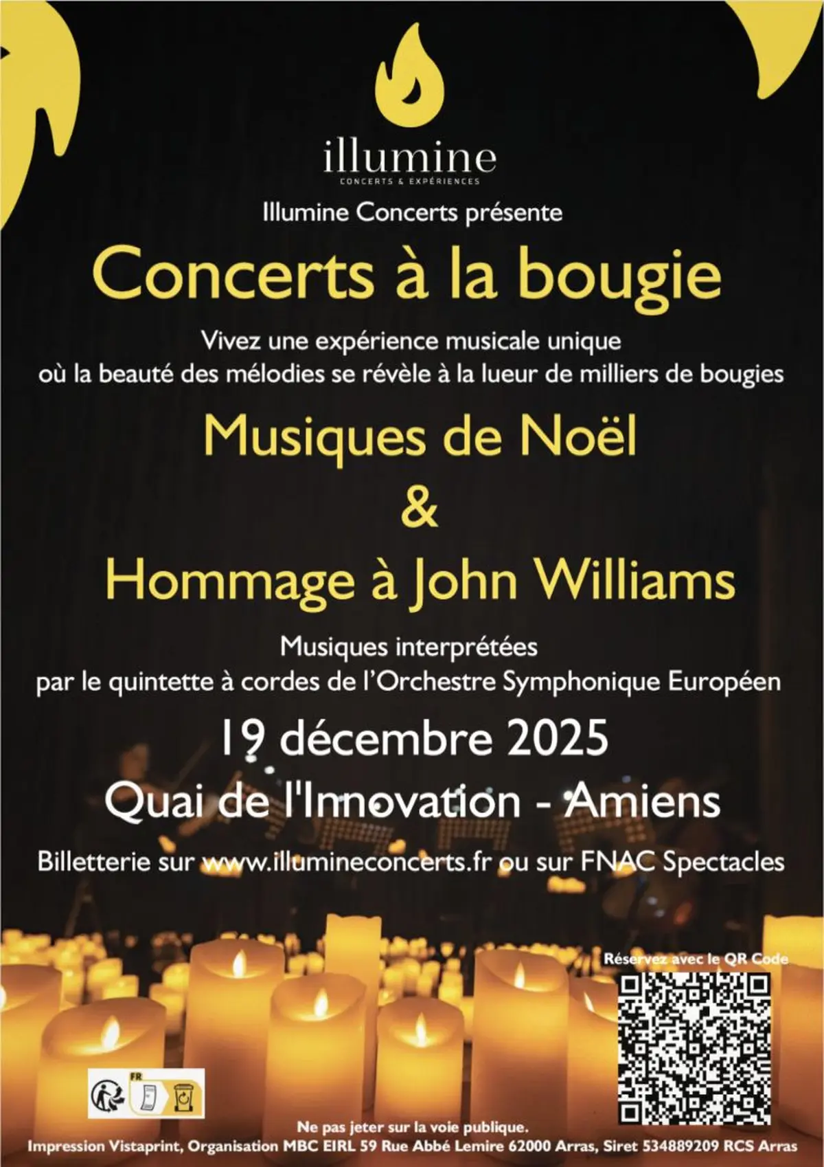 Concert à la bougie : Les musiques de films de John Williams