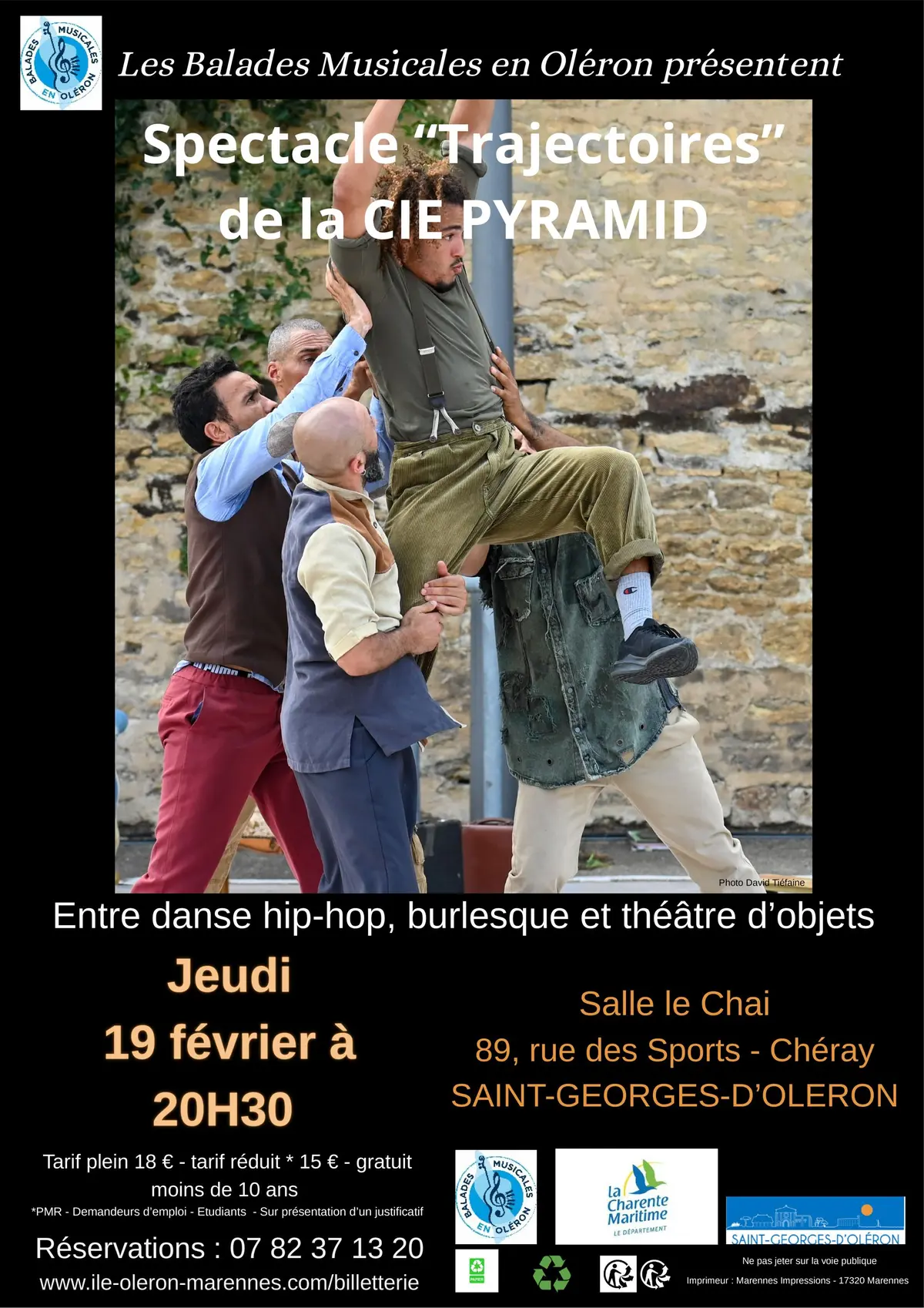 Spectacle “Trajectoires” de la CIE PYRAMID