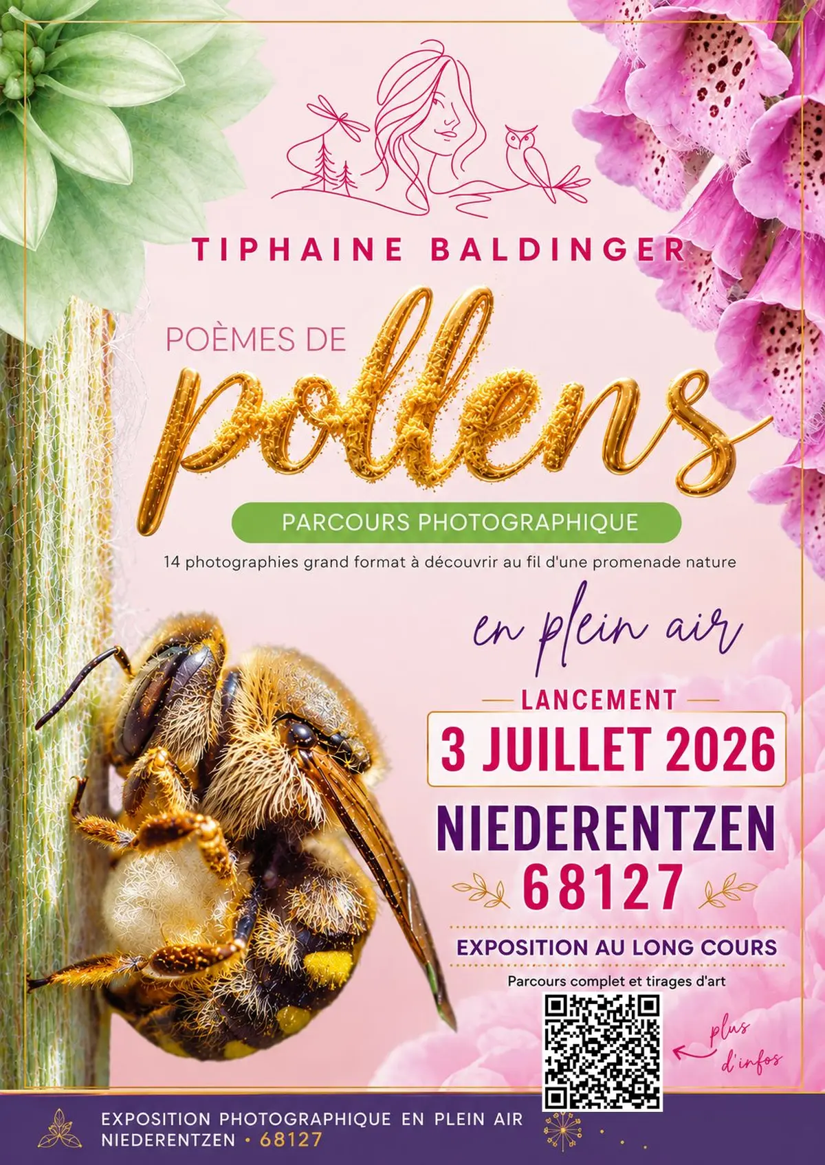 Exposition photographique en plein air Poèmes de Pollens