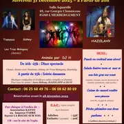 Réveillon de la saint Sylvestre ambiance tropicale