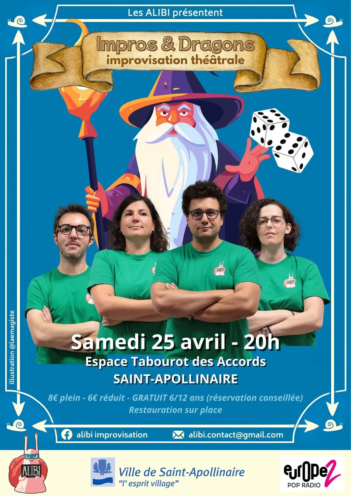 Spectacle d’improvisation « Impros et Dragons »