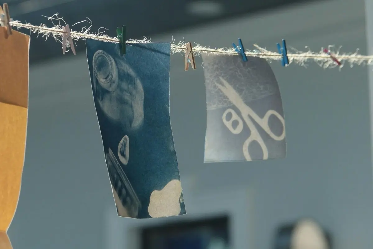 Atelier de cyanotypie avec Sandrine Rummelhardt