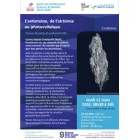 Conférence Science et Société sur l'antimoine &copy; Pôle Science & Société UHA