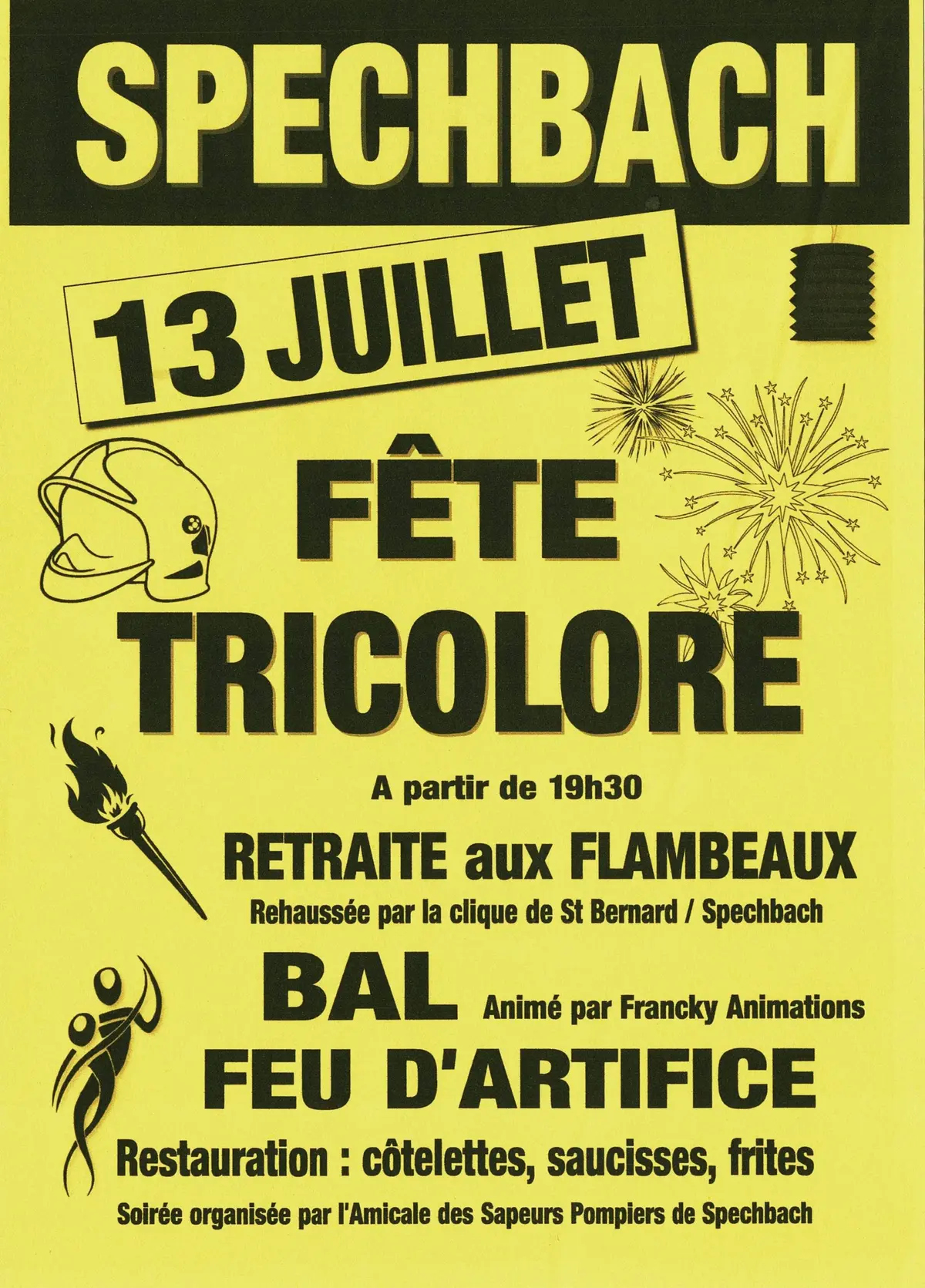 Fête Tricolore à Spechbach