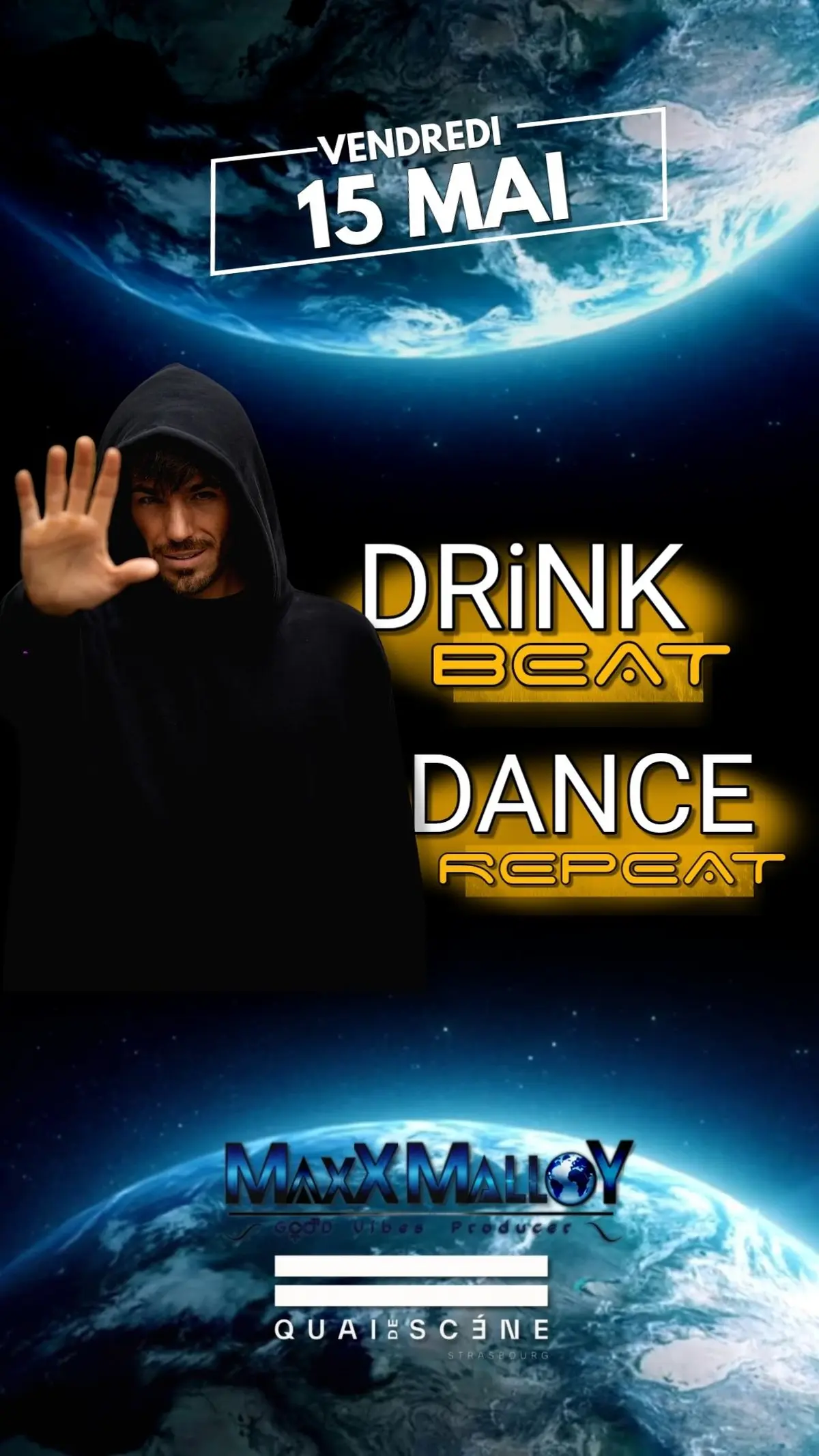 Drink beat dance repeat 