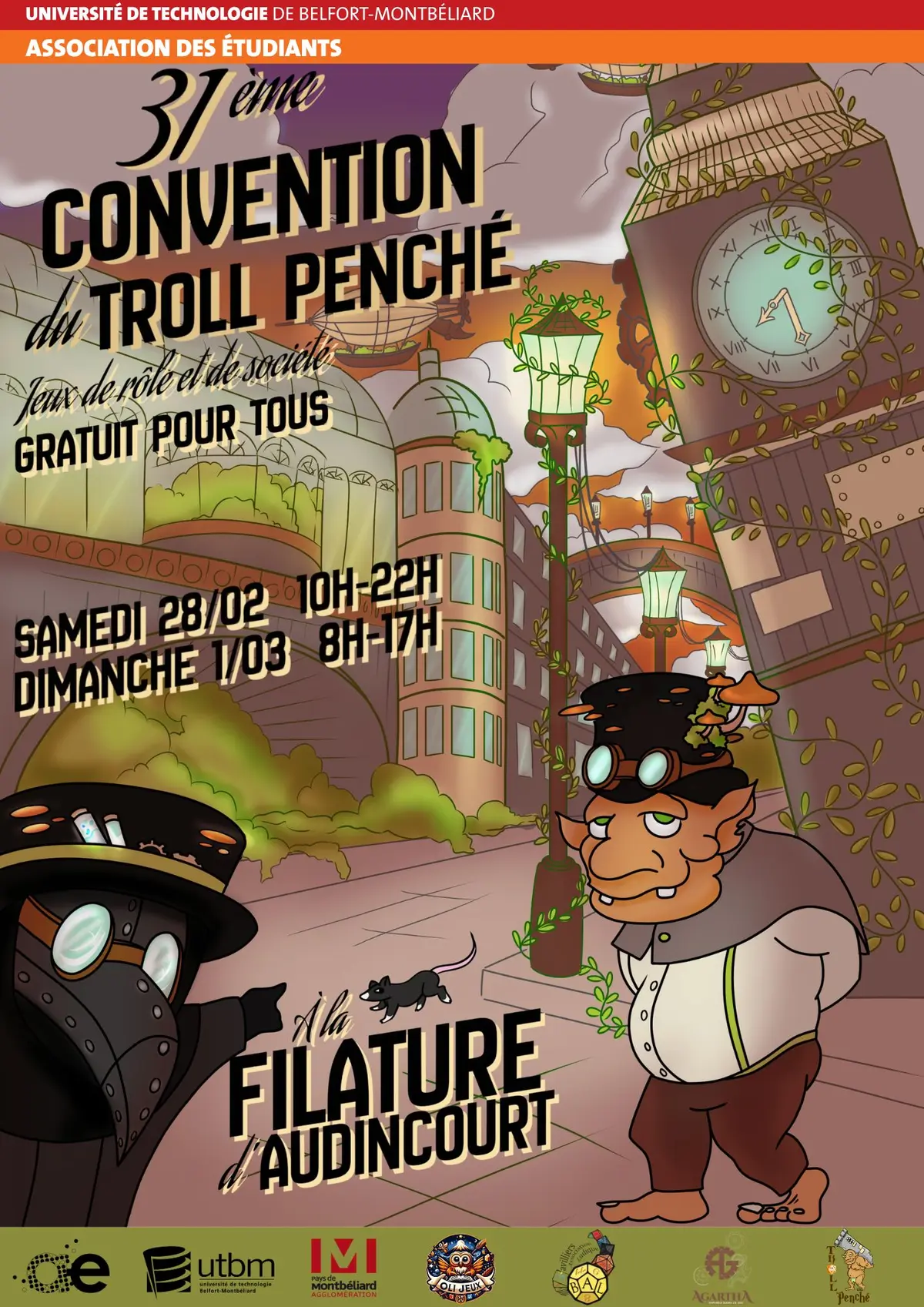 31ème convention du troll penché — Jeux de société et de rôle