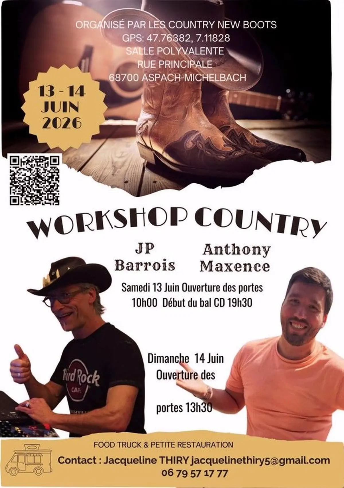 Venez essayer la danse country !