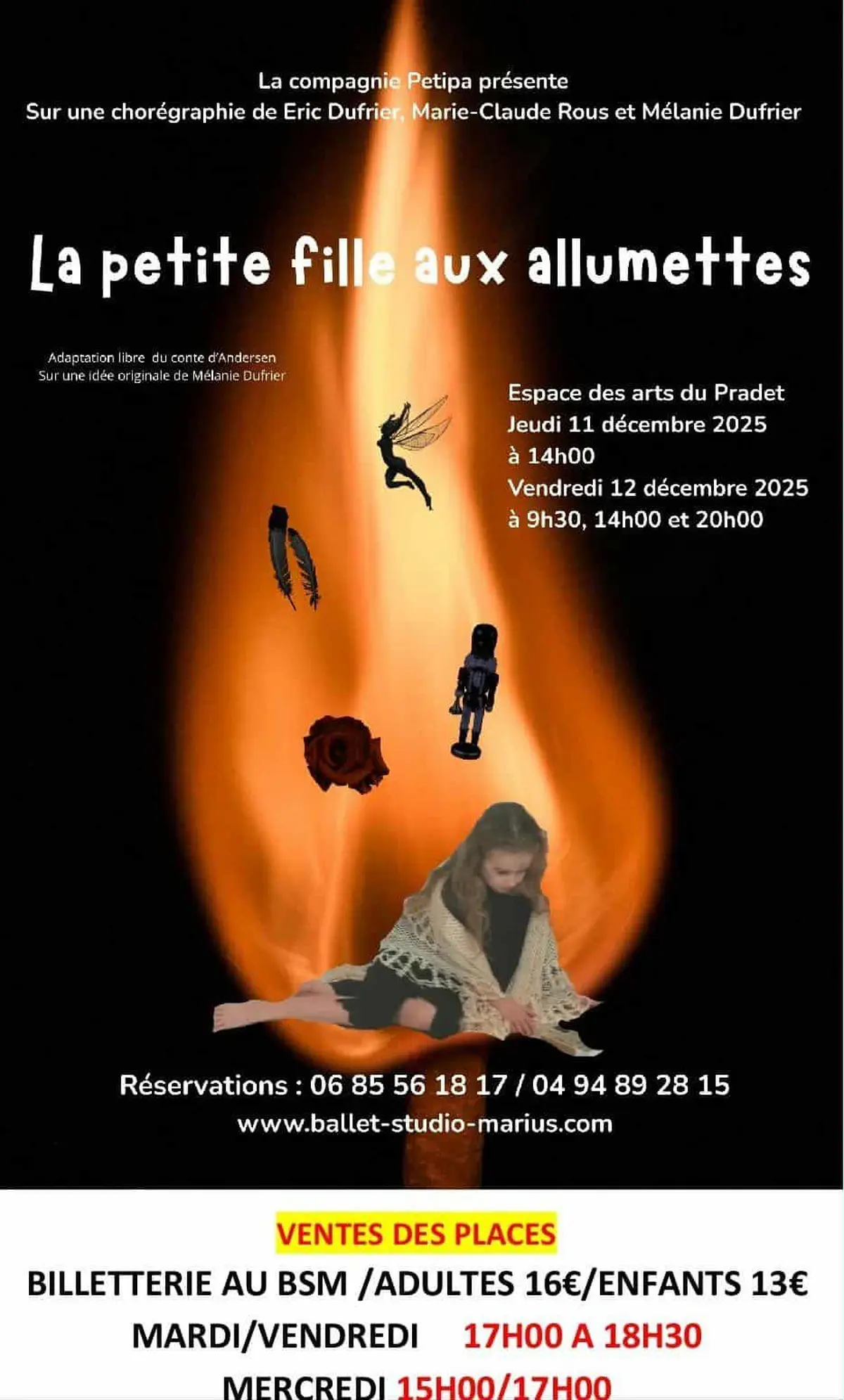 La Petille Fille aux allumettes 