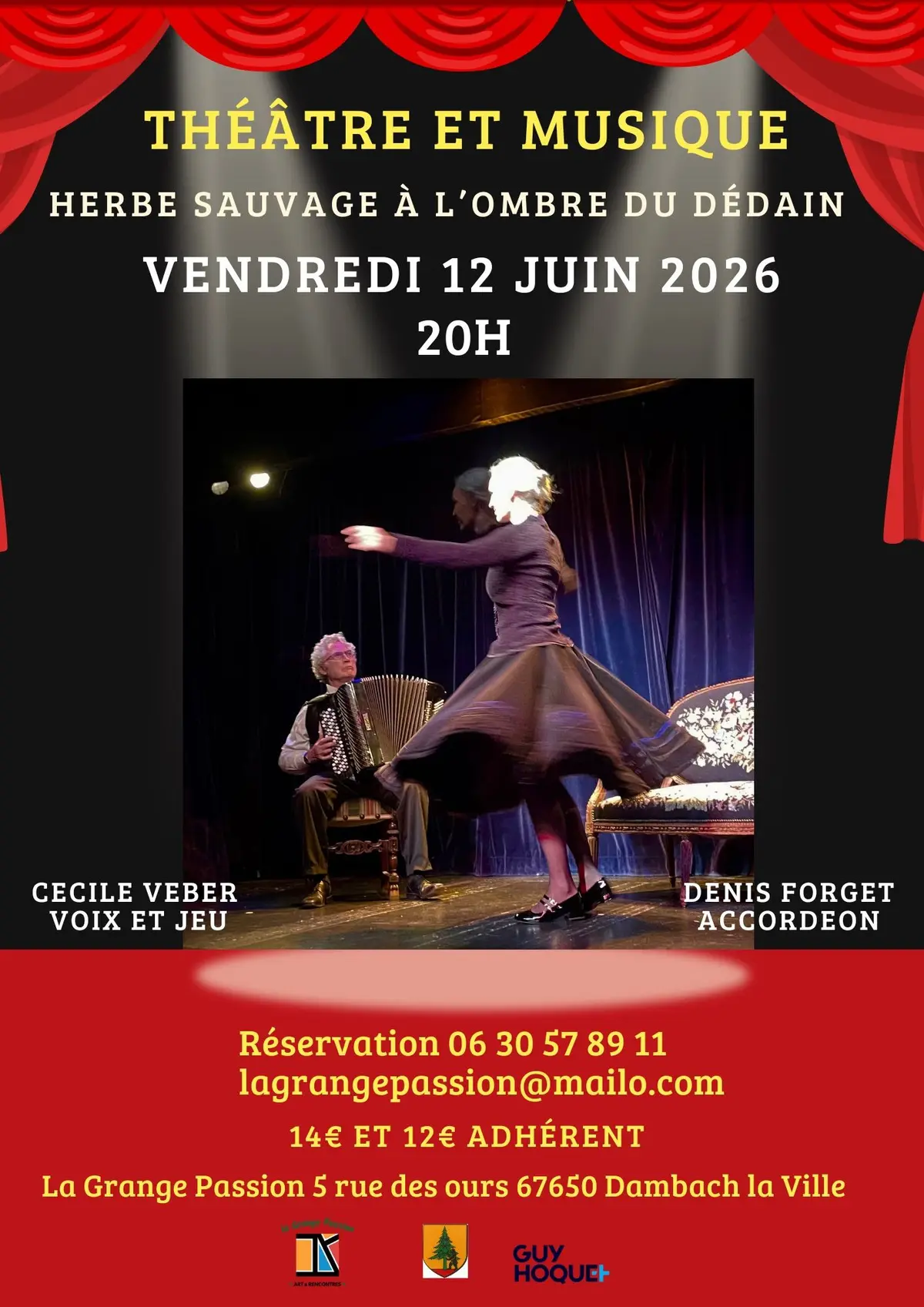 Herbe sauvage. A l'ombre du dédain. Hommage à Marianne Oswald