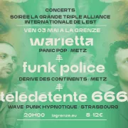 La grande triple alliance internationale de l’Est : Warietta + Funk Police + Télédétente 666 