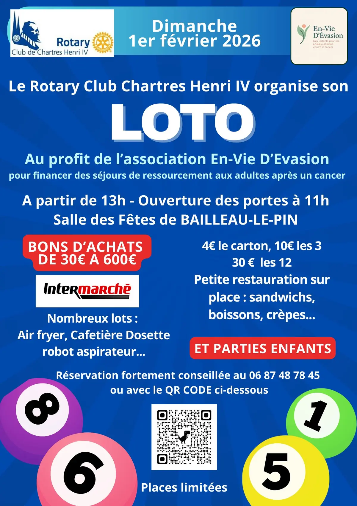 LOTO organisé par le Rotary Club Chartres Henri IV