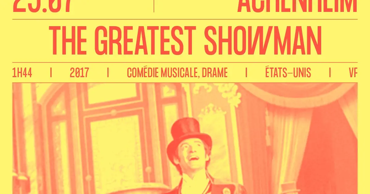Ciné Plein Air - The Greatest Showman
