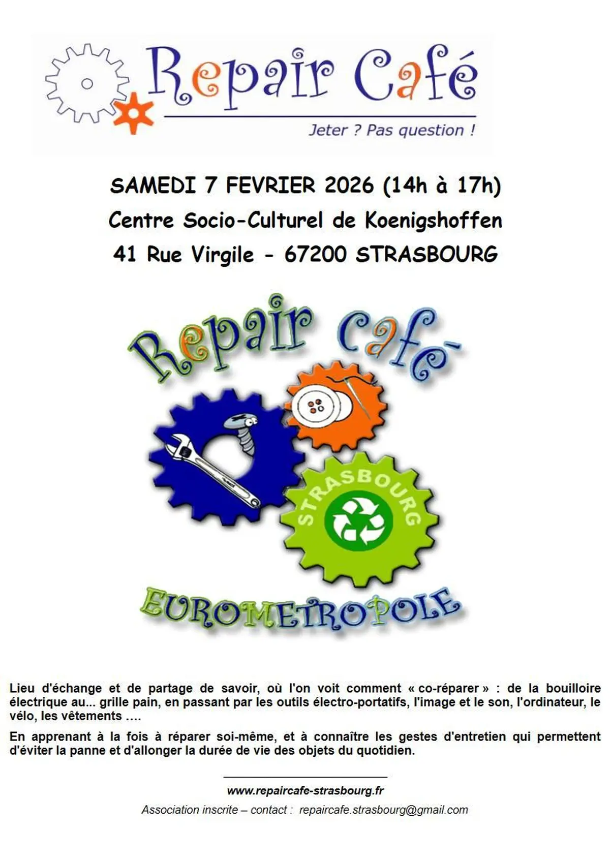 Repair café (café réparation)