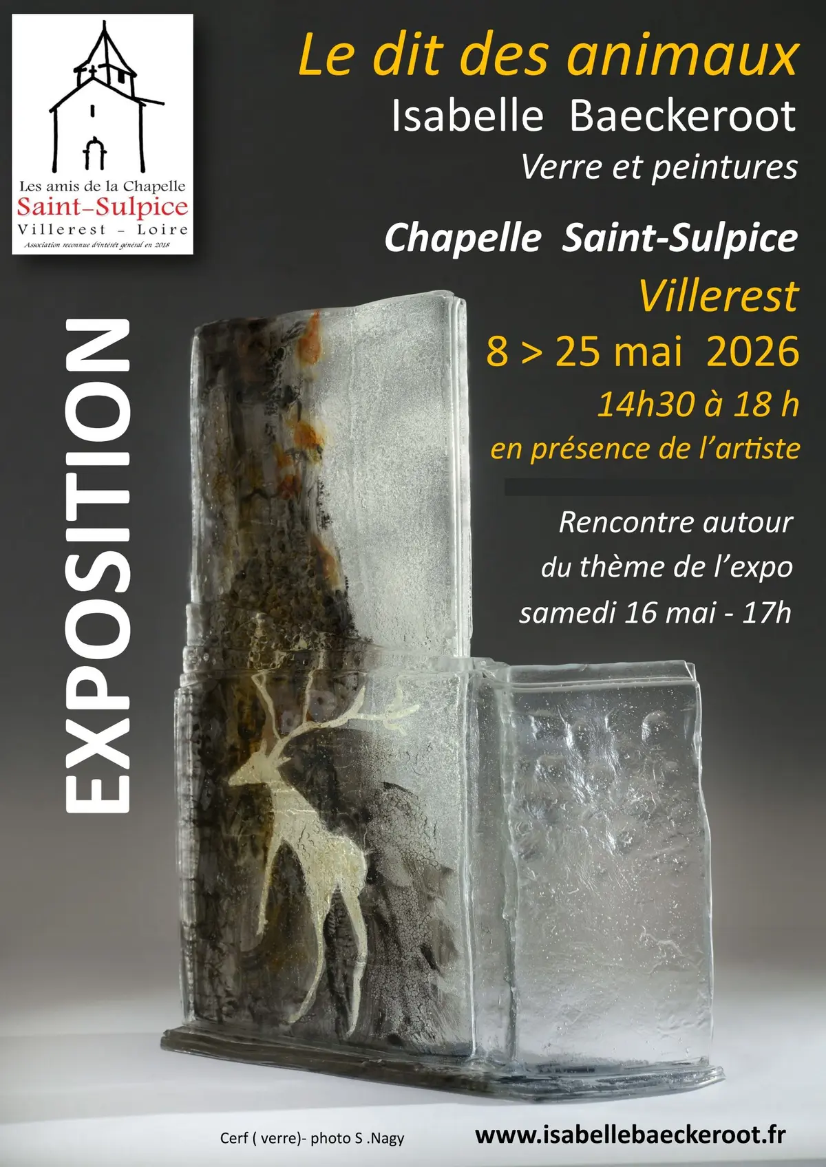 Exposition Le dit des animaux Isabelle Baeckeroot