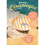 Brunch céramique de juin