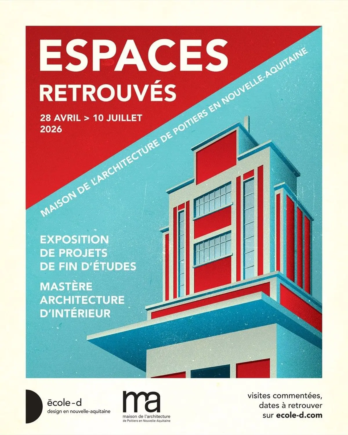 Exposition Espaces Retrouvés Maison de l’Architecture de Poitiers