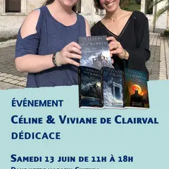 Viviane & Céline de Clairval en dédicace au Cultura de Mérignac