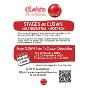 Stage clown acte 1 - Clown débutNez