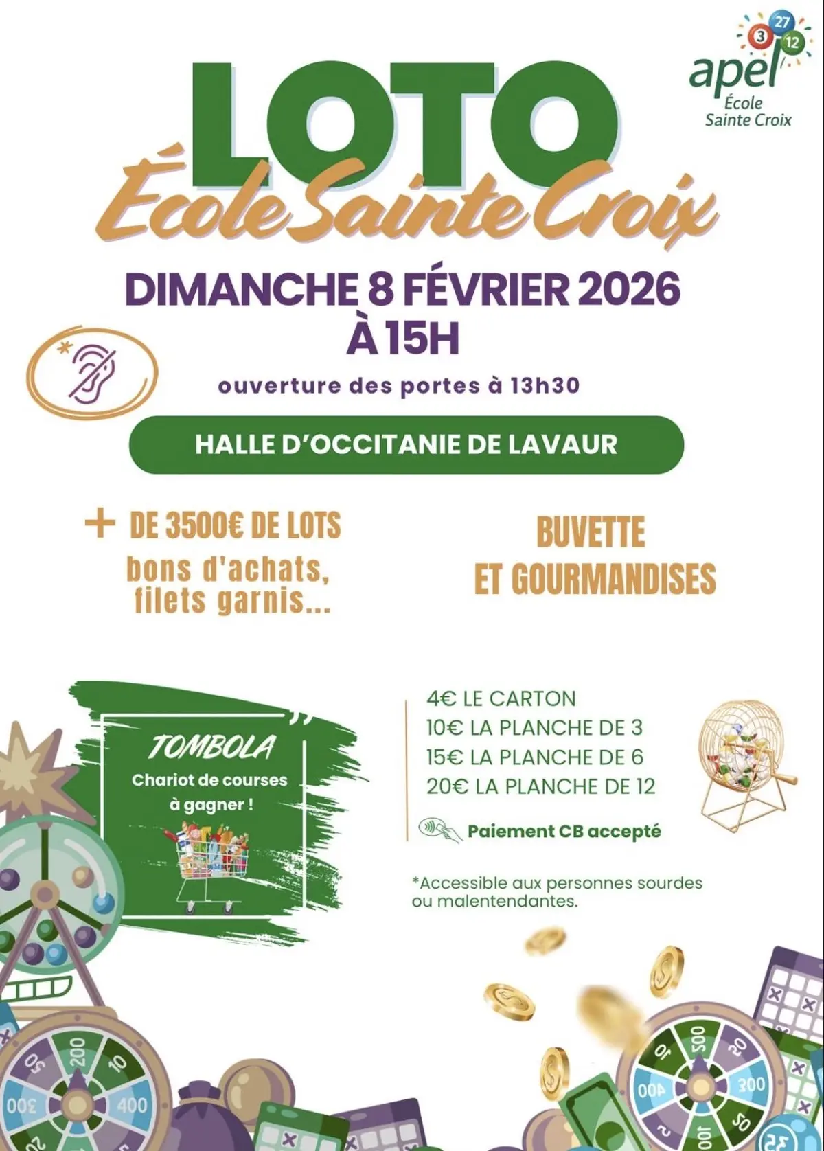 Loto École Sainte Croix 