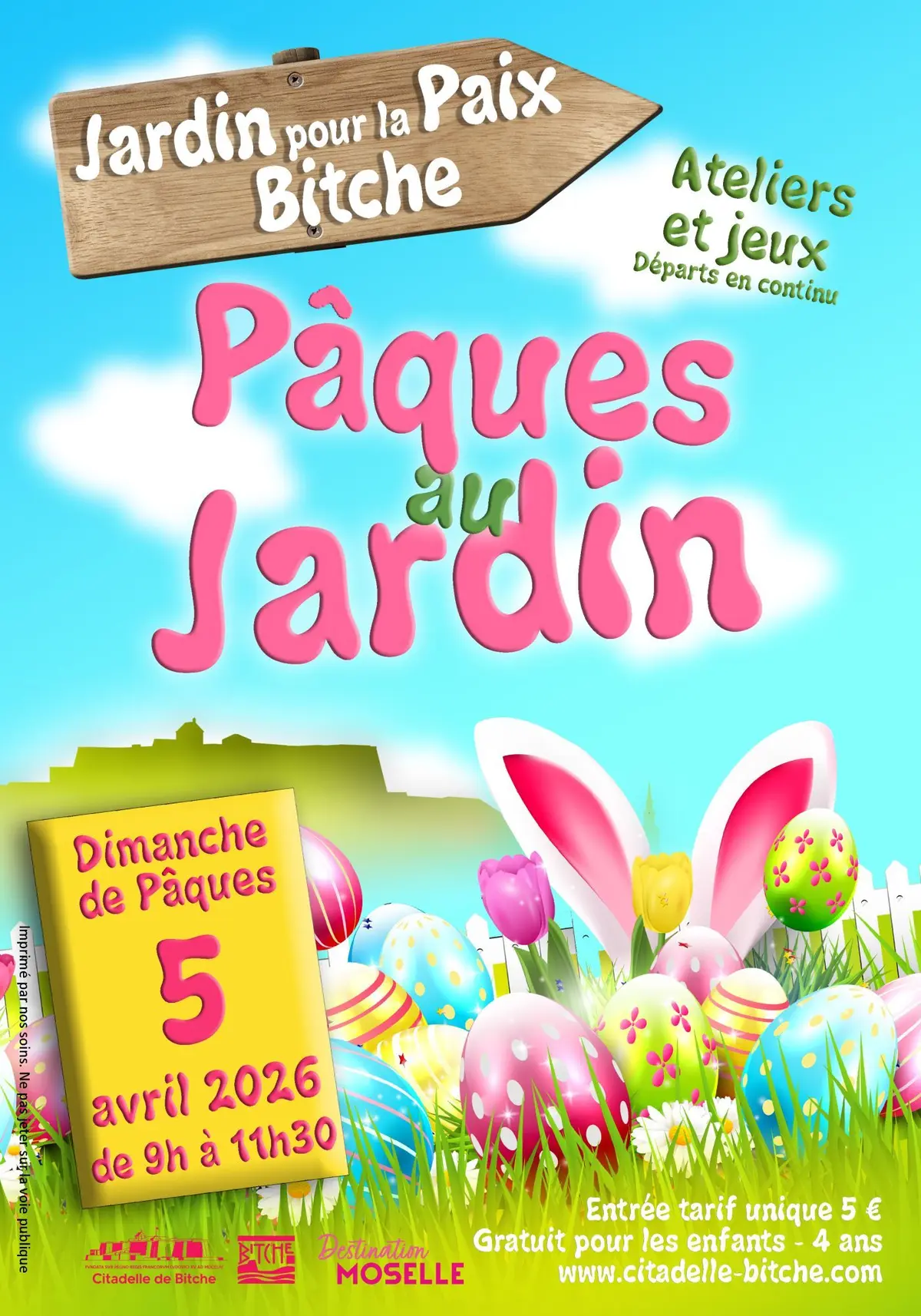 Pâques au jardin pour la Paix